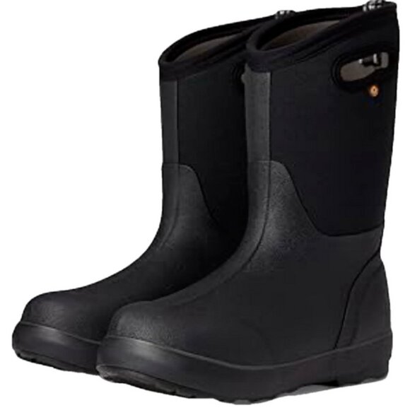 Bogs Other - Bogs Ks Classic High HA Slip On Handles Winter Snow Boots Black Size 5Y